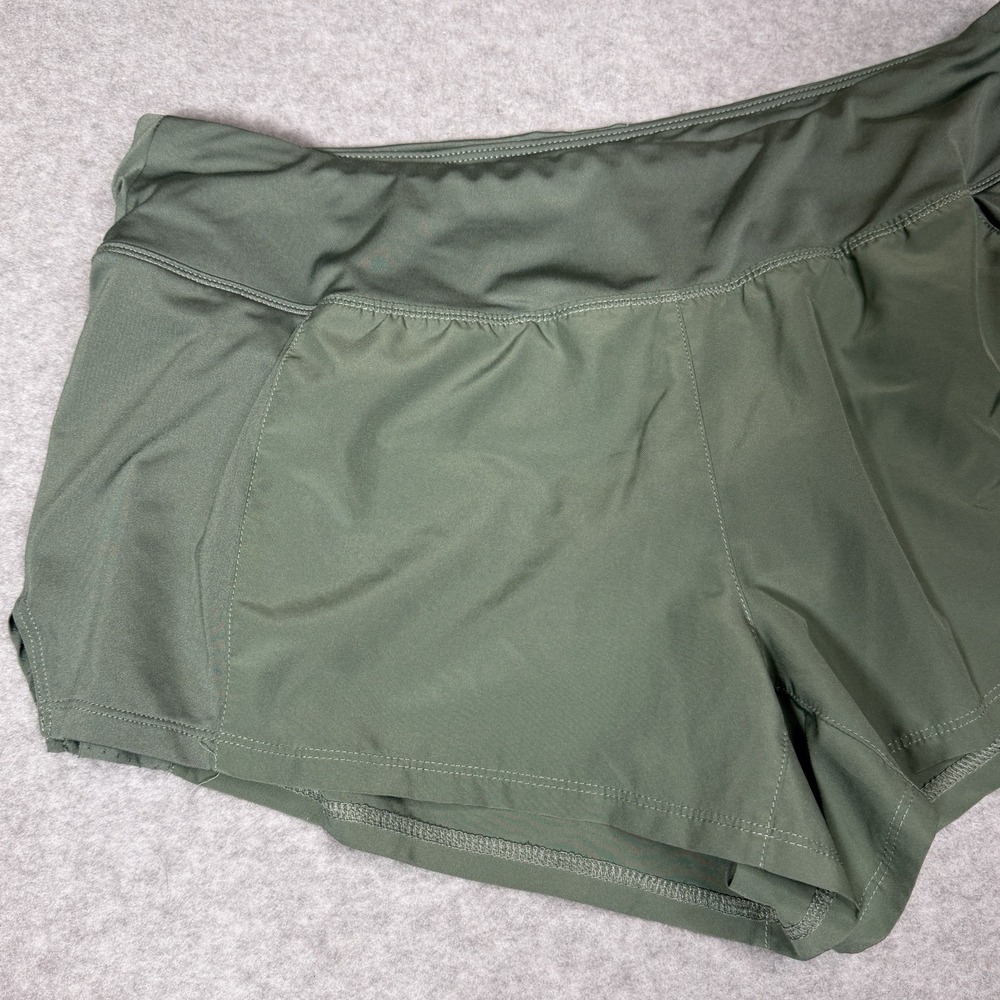Nike Eclipse Women's Green Dri-FIT 3" JDI Running Shorts Lined AT4215-365 - Picture 3 of 9